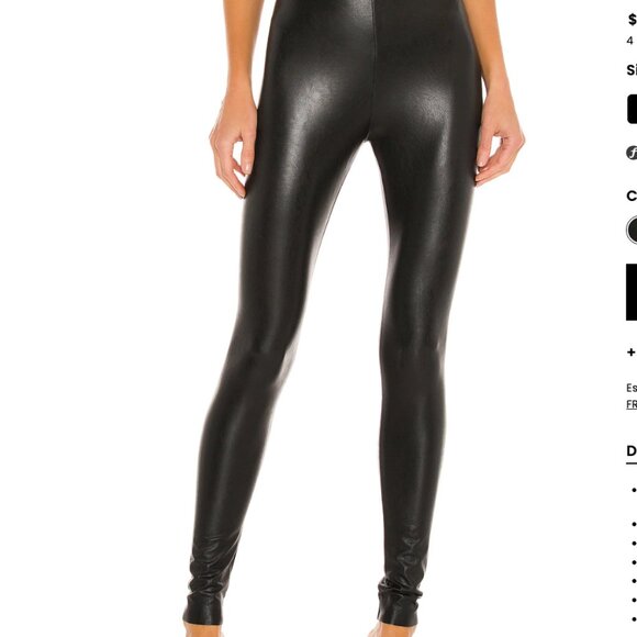 Commando Leather faux leggings - Picture 1 of 2